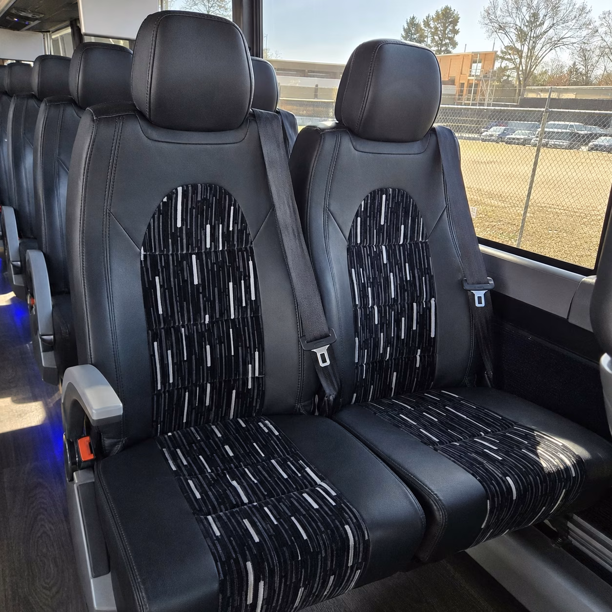 burbank charter bus interior gallery