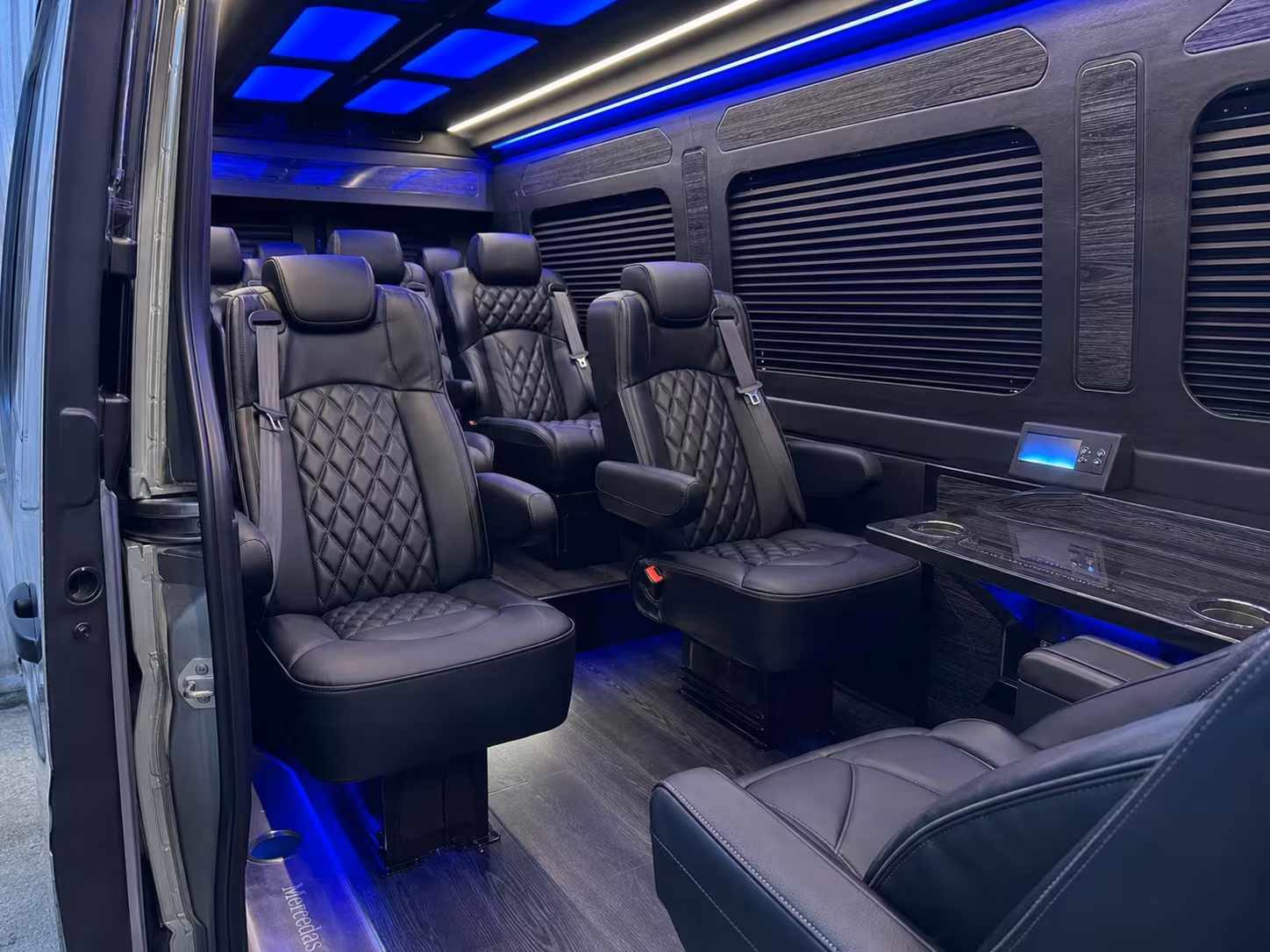 sprinter van transportation for groups and events across burbank