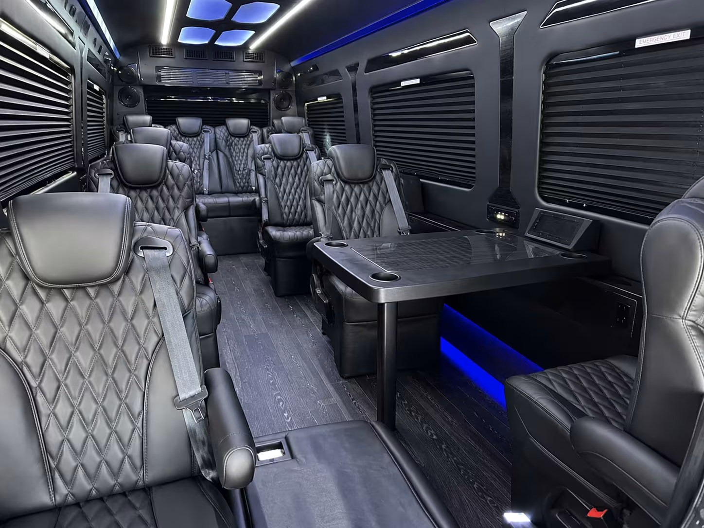 sprinter van with driver inside
